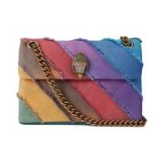 Regenboog Denim Mini Kensington Tas Kurt Geiger , Multicolor , Dames