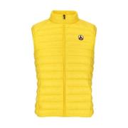 Gele Puffer Vest - Mouwloos, Gewatteerd Jott , Yellow , Heren