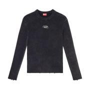 Zwarte Sweater Collectie Diesel , Black , Heren