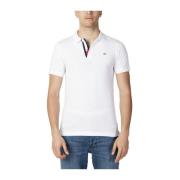 Witte Katoenen Polo Shirt Mannen Collectie Tommy Jeans , White , Heren