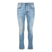 Moderne Jeans met 98% Katoen Costume National , Blue , Heren