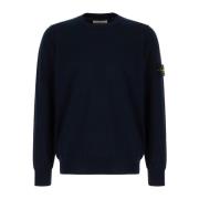 Stijlvolle Gebreide Collectie voor Mannen Stone Island , Blue , Heren