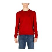 Blend Gebreide Trui Herfst/Winter Collectie U.s. Polo Assn. , Red , He...