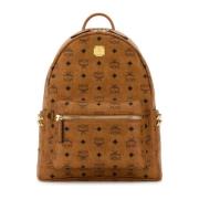 Canvas Stark Rugzak MCM , Brown , Dames