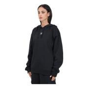 Zwarte Essentials Hoodie Sweater Adidas Originals , Black , Dames