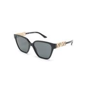 Ve4471B Gb187 Sunglasses Versace , Black , Dames