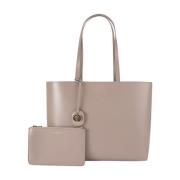 Chelsea Shopper Tas in Taupe Leer Kurt Geiger , Pink , Dames