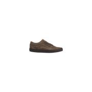 Bruine Suede Sneakers Collectie Vans , Brown , Heren