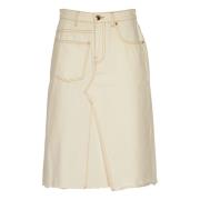 Deconstructed Denim Rok Tory Burch , Beige , Dames