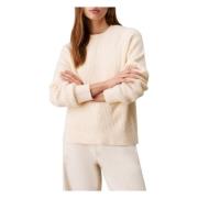 Boucle Rib Relax Sweater Calvin Klein , Beige , Dames