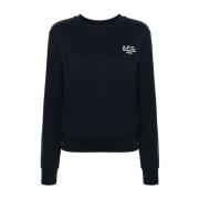 Geborduurde Rue Madame Sweatshirt A.p.c. , Blue , Dames