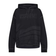 Hoodie S-Boxt-Hood-R9 Diesel , Black , Heren