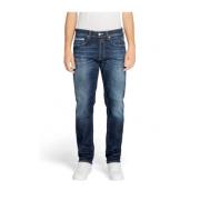 Blauwe Katoenen Jeans & Broeken Replay , Blue , Heren