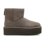 ‘Classic Mini Platform’ sneeuwlaarzen UGG , Gray , Dames