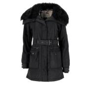 Pre-owned Polyester outerwear Burberry Vintage , Black , Dames