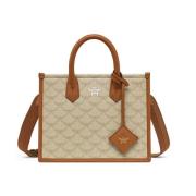 Lucht Tote Tas in Lauretos MCM , Beige , Dames