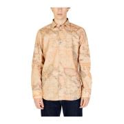 Klassieke Beige Polyester Shirt Alviero Martini 1a Classe , Beige , He...