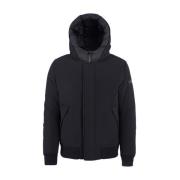 Zwarte Winterjas YES ZEE , Black , Heren