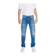 Stretch Katoenmix Jeans Replay , Blue , Heren