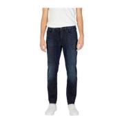 Zwarte Katoen Stretch Jeans Jeckerson , Black , Heren