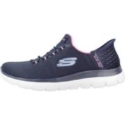 Stijlvolle Summits Sneakers Skechers , Blue , Dames