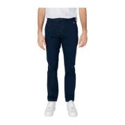 Tapered katoenen broek Lente/Zomer collectie Tommy Jeans , Blue , Here...