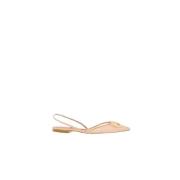 Platte Mesh Insignia Schoenen Carolina Herrera , Beige , Dames