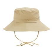 Zand Boonie Hoed met Brede Rand Rains , Beige , Dames