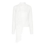 Witte Trui met Ronde Hals Ermanno Scervino , White , Dames