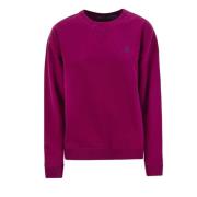 Geborduurd Logo Katoenen Sweatshirt Polo Ralph Lauren , Pink , Dames