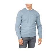 Lichtblauwe Crewneck Sweater Gran Sasso , Blue , Heren