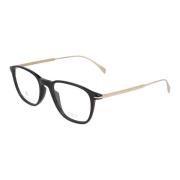 Retro Vierkante Frame Bril Eyewear by David Beckham , Black , Unisex