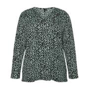 Chinois Green/Leo Losse Top Vero Moda , Green , Dames