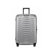 Grijze Trolley met Roxkin™ Materiaal Samsonite , Gray , Unisex