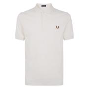 Ecru Marmelade Plain Shirt Fred Perry , White , Heren