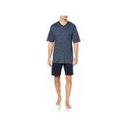 Korte Heren Pyjamaset Calida , Blue , Heren