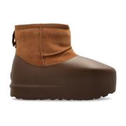 Sneeuwlaarzen W Classic Mini Pumped Gevormd UGG , Brown , Dames