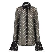 Blouse MET BEL Nina Ricci , Black , Dames