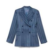 Stijlvolle Jas voor Mannen Ermanno Scervino , Blue , Dames