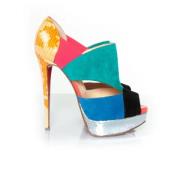 Pre-owned Leather heels Christian Louboutin Pre-owned , Multicolor , D...