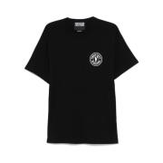 Zwart Crew Neck T-shirt Versace Jeans Couture , Black , Heren