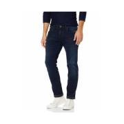 Straight Leg Jeans 5-Pocket Madison Camel Active , Blue , Heren