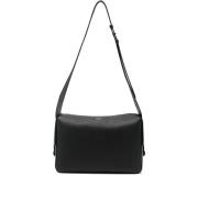 Zwarte Bagage met Verstelbare Schouderband Salvatore Ferragamo , Black...