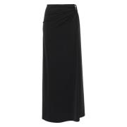 Zwarte Rok met Voorsplit Christopher Esber , Black , Dames