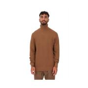 Rechthoekige Structuur Rolnek Trui Tommy Hilfiger , Brown , Heren