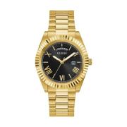 Connoisseur Goud Roestvrij Stalen Horloge Guess , Yellow , Heren