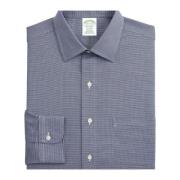 Milano Slim-fit Non-iron Dress Shirt Brooks Brothers , Blue , Heren