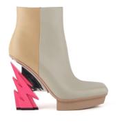 Glam Square Boot United Nude , Multicolor , Dames