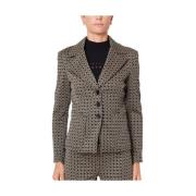 Jersey Optische Blazer Zwart Liu Jo , Black , Dames