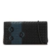 Pre-owned Leather crossbody-bags Bottega Veneta Vintage , Black , Dame...